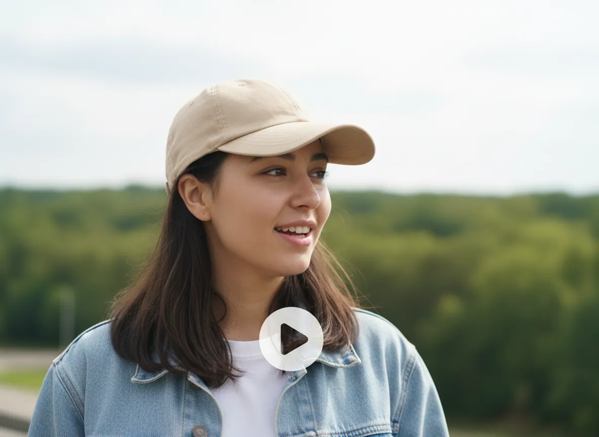 Woman baseball cap