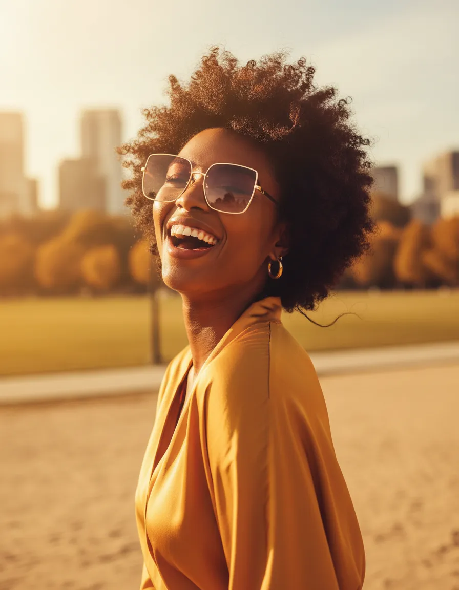 Black woman sunglasses
