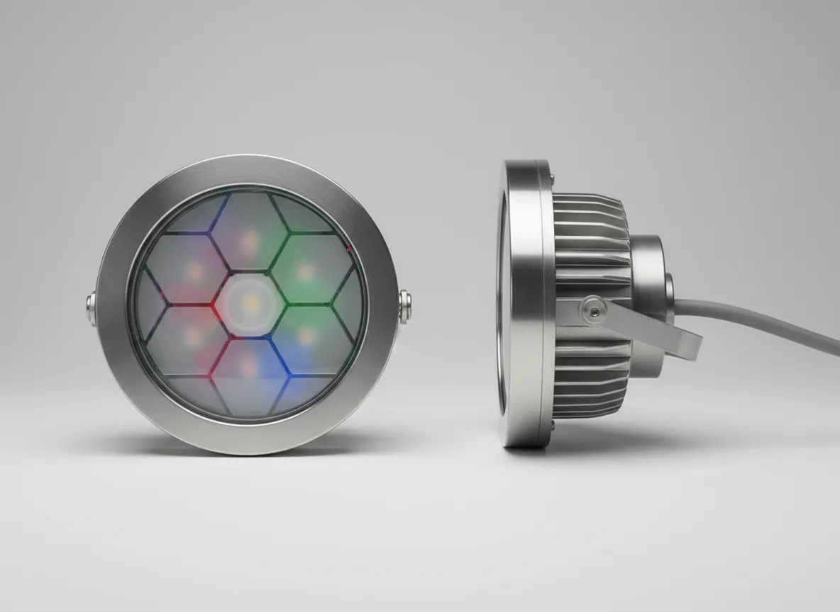 Reflectores LED RGB para piscina