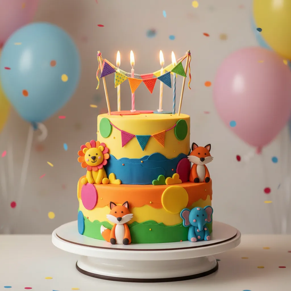 Torta temática de cumpleaños para niños