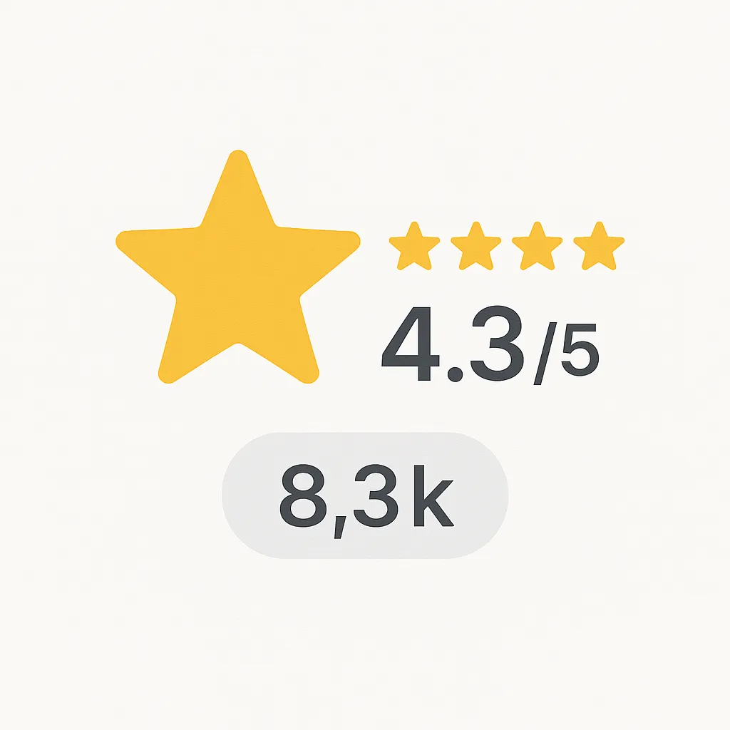 Facebook ratings illustrative tile