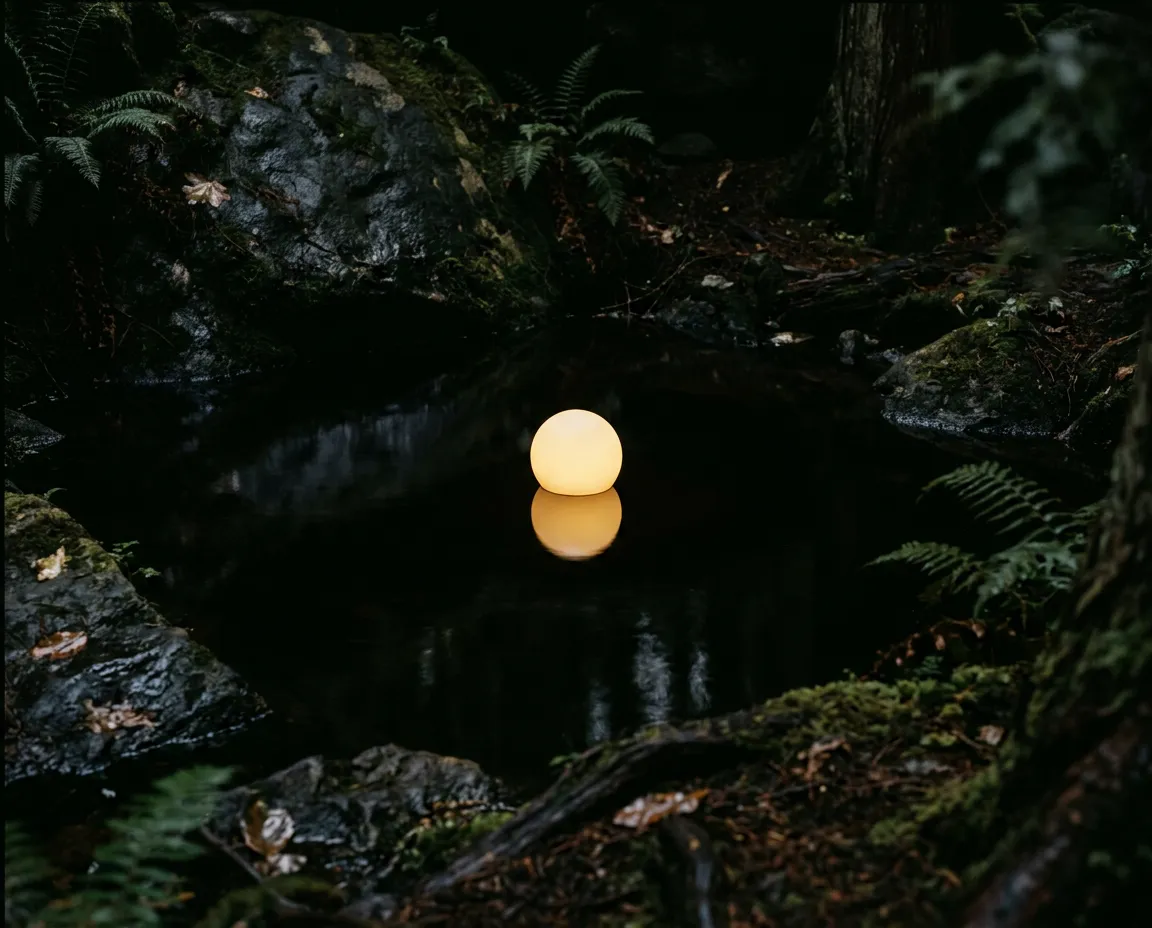 Serene deep cosmic stillness radiating unshakeable tranquil presence