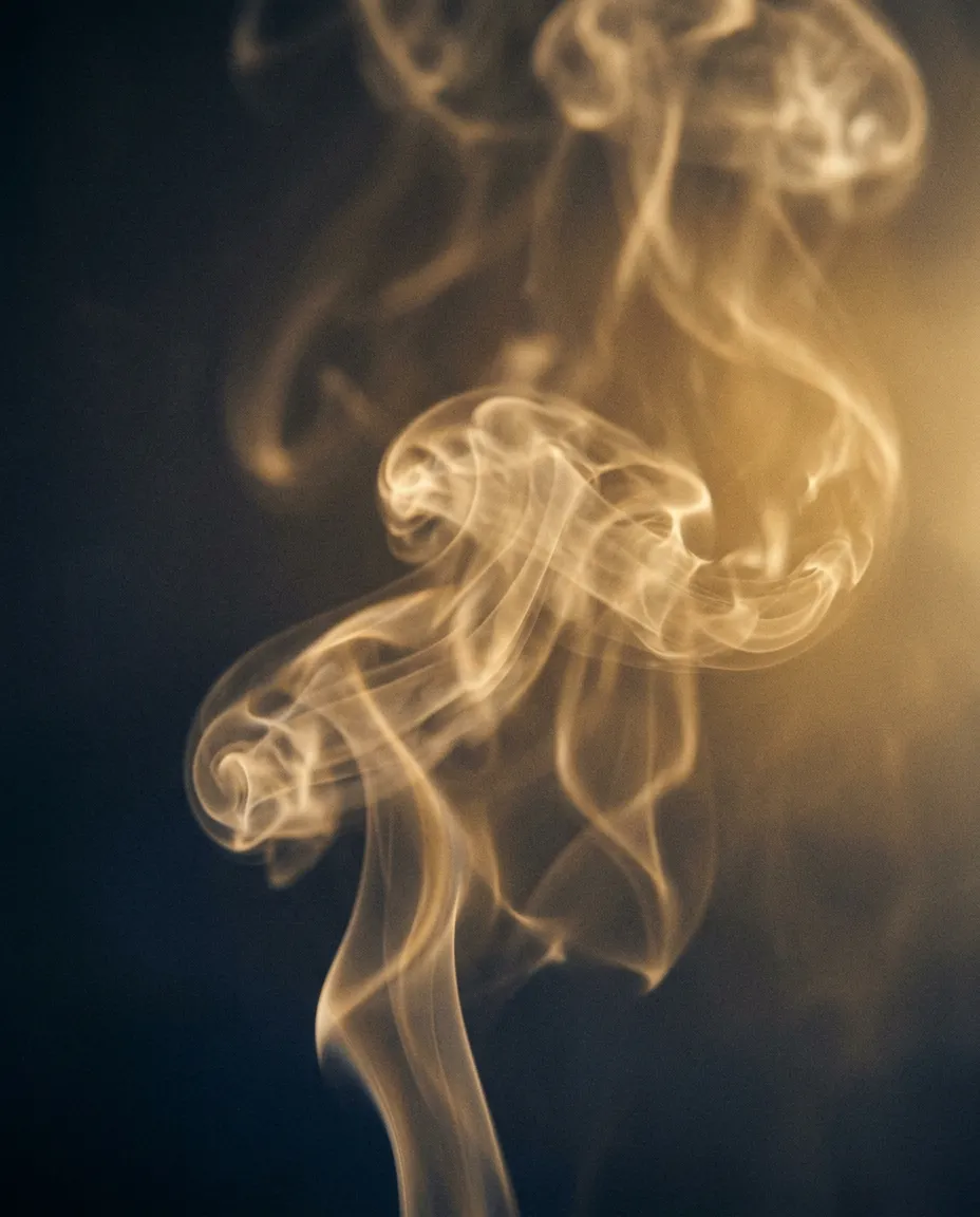 Ethereal spiritual photography showing soft-focus lighting and contemplative atmosphere