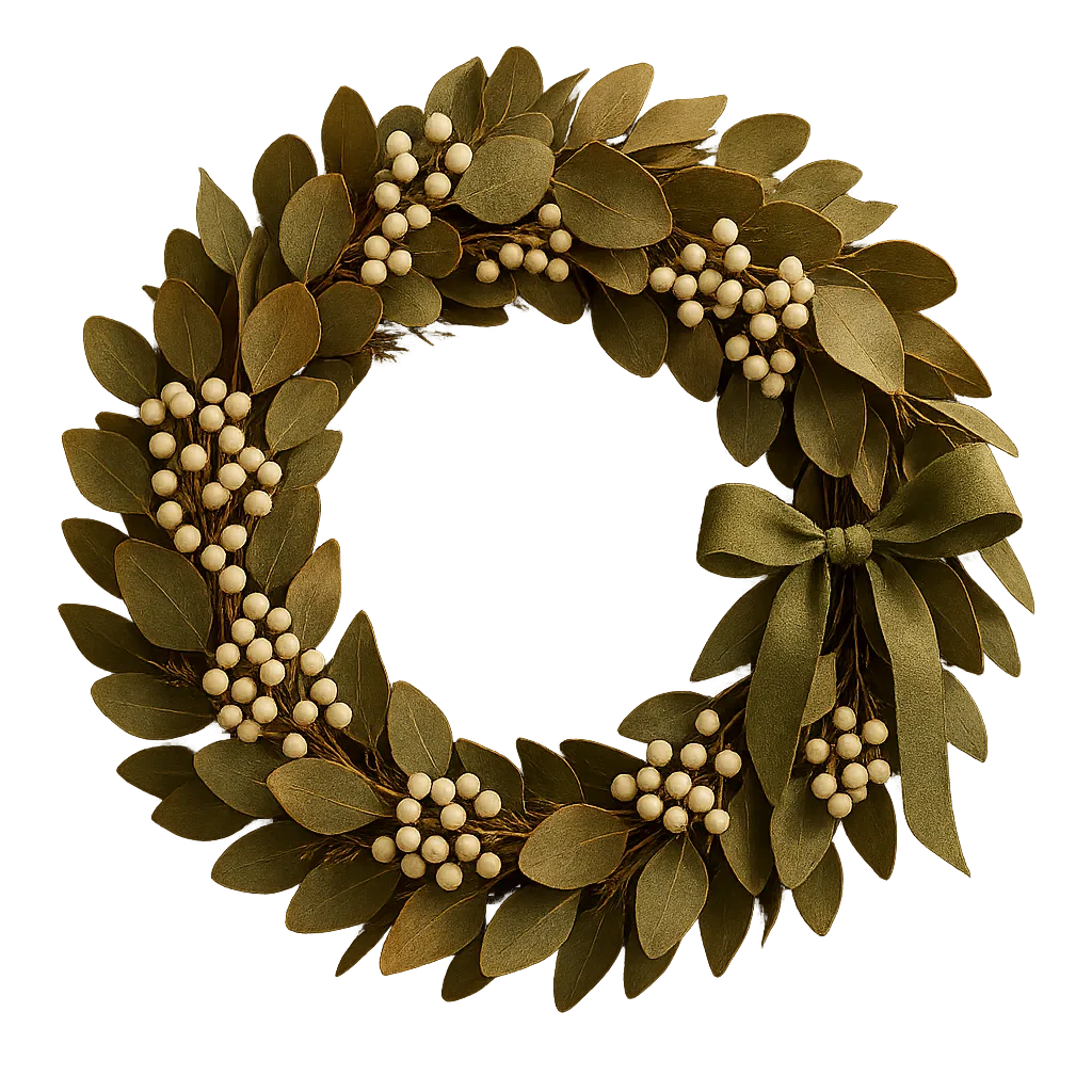 Beautiful handmade botanical wreath