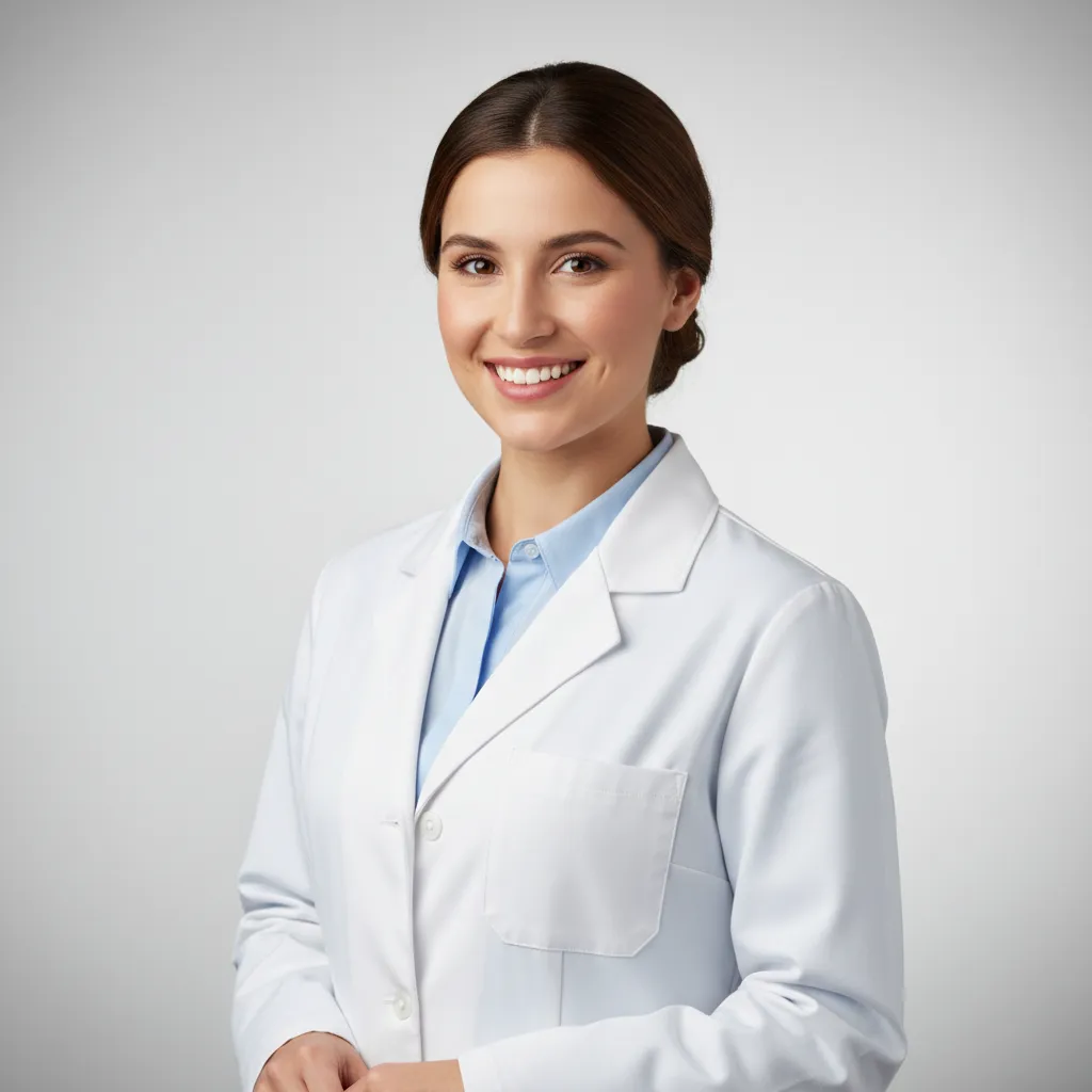 Retrato profesional de Ana López, coach de nutrición