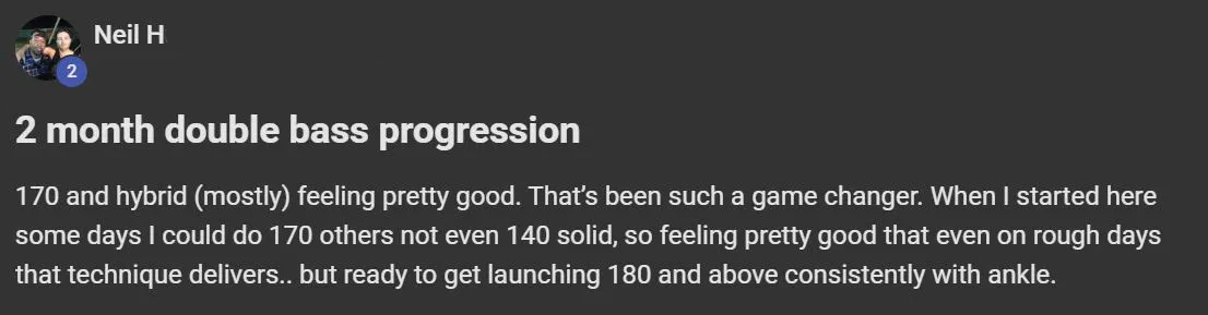 Testimonial screenshot