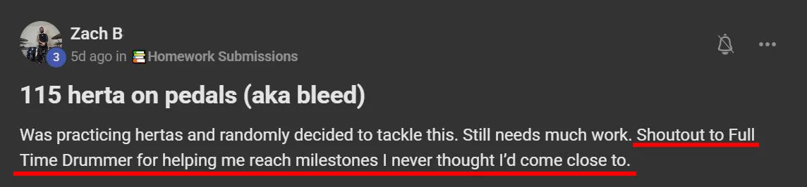 Testimonial screenshot from Jacob P