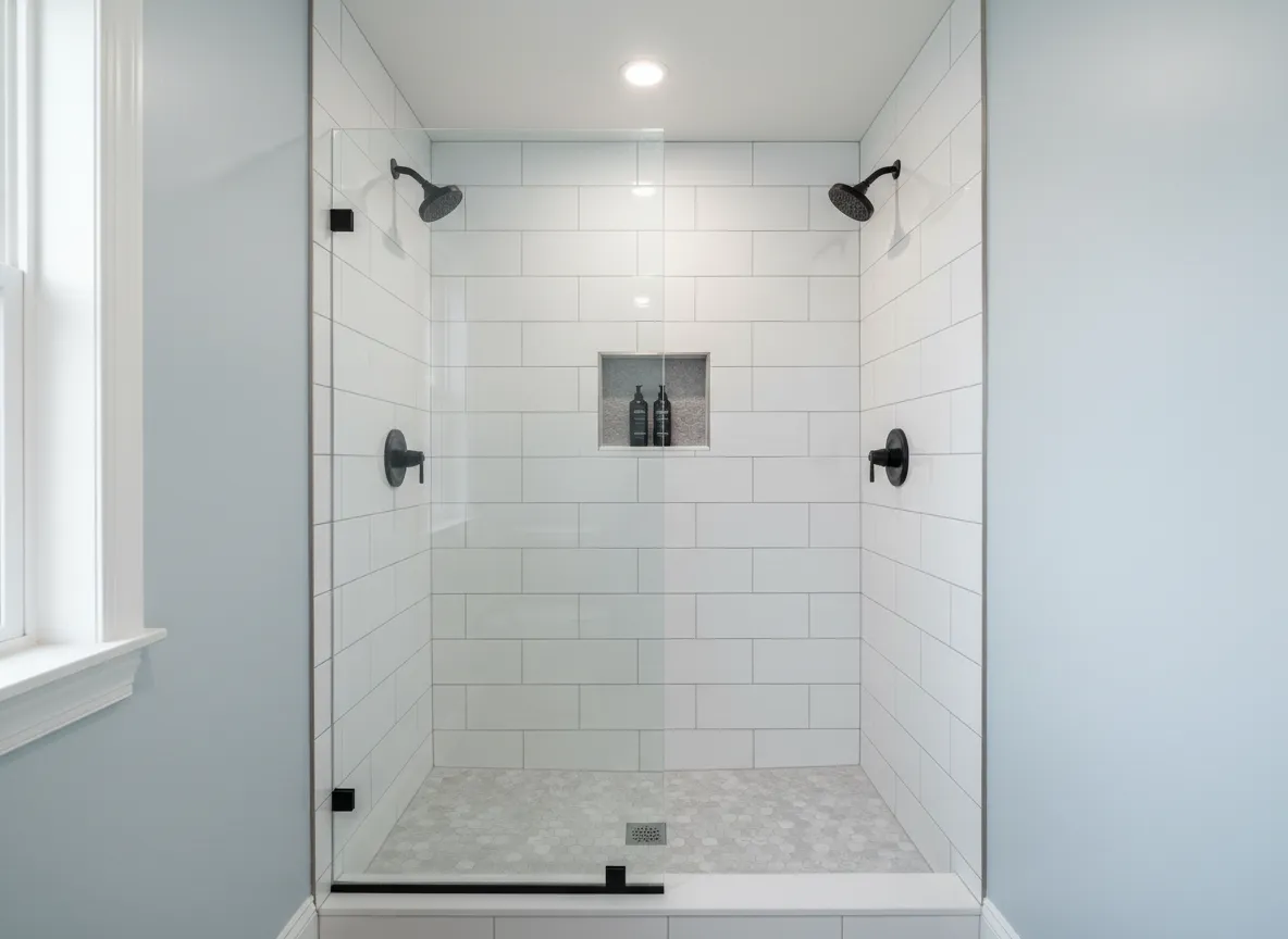 Tub-to-shower conversion project in Marshall, MI