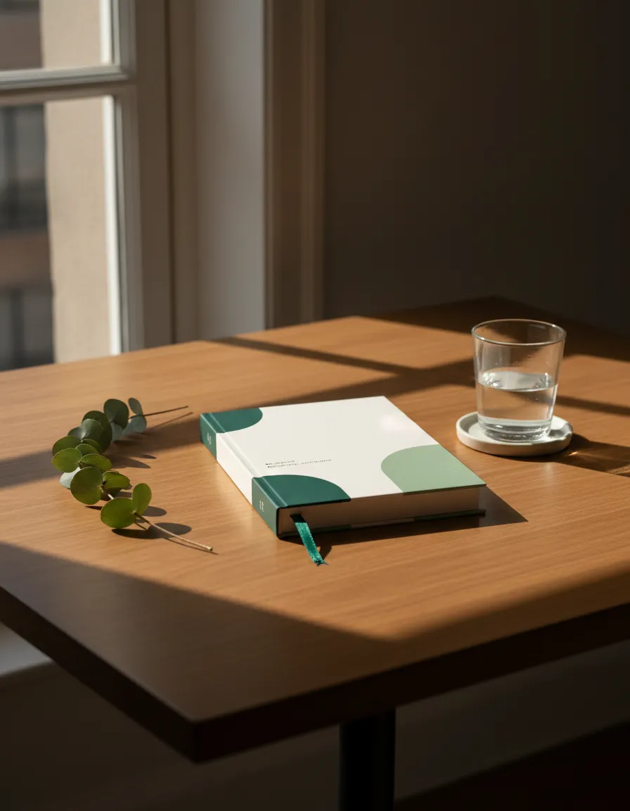 A natural wellness scene representing holistic health