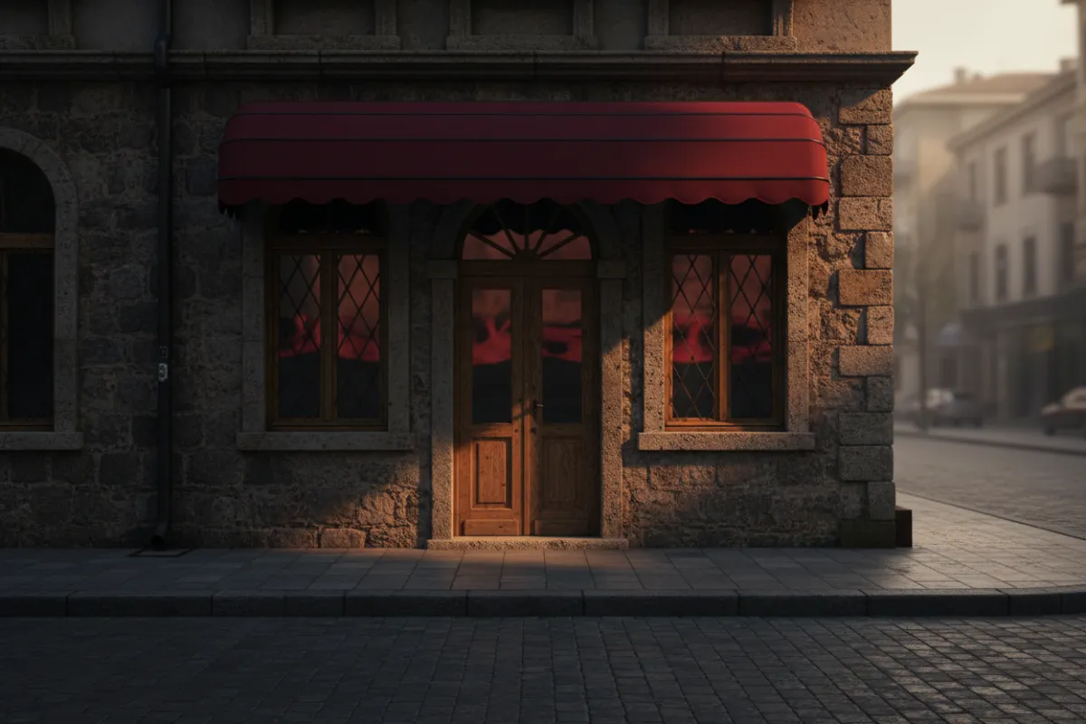 A hidden cafe in Blloku