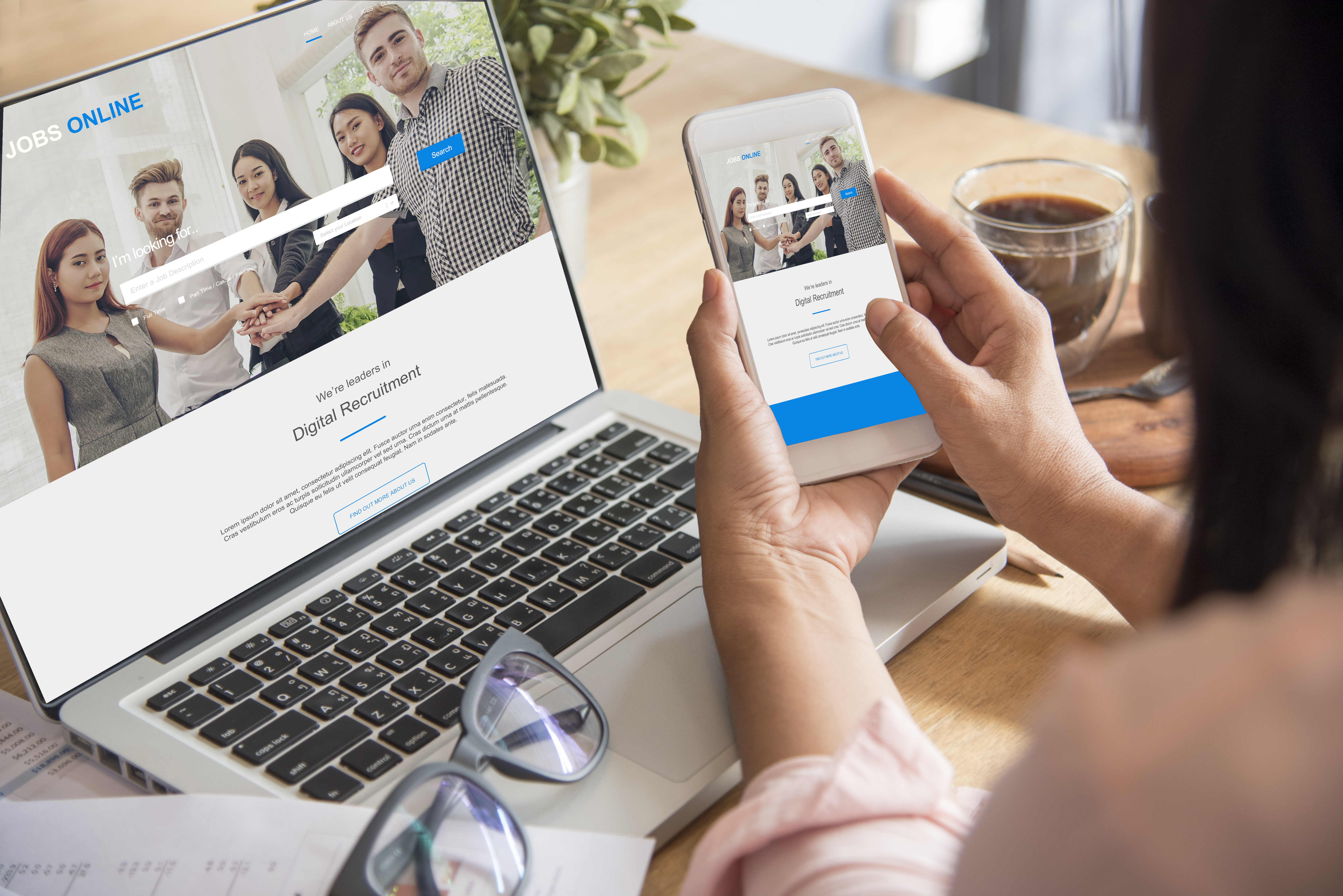 Ongoing SEO Refinement on mobile device