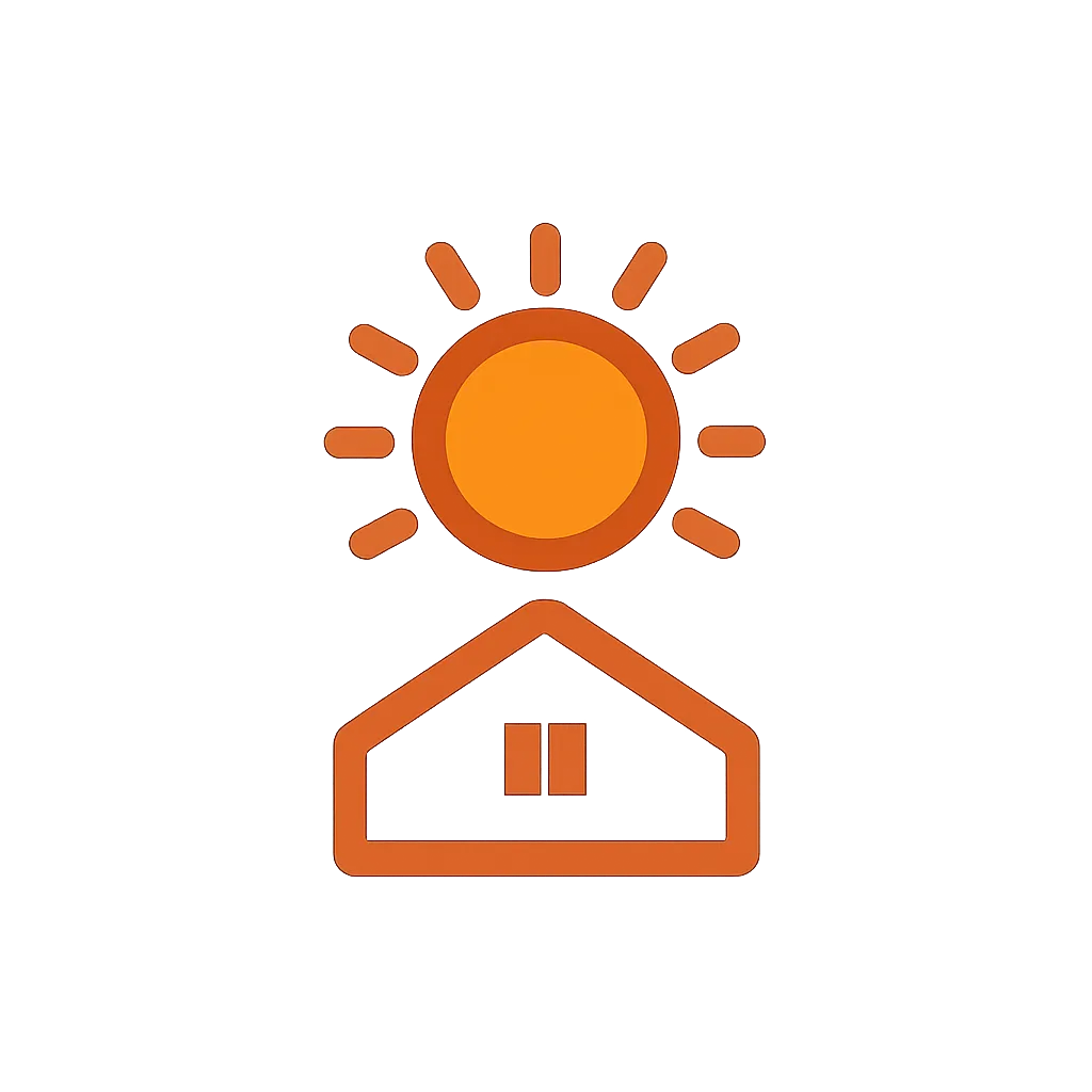 Dry Heat Roofworks Icon Logo