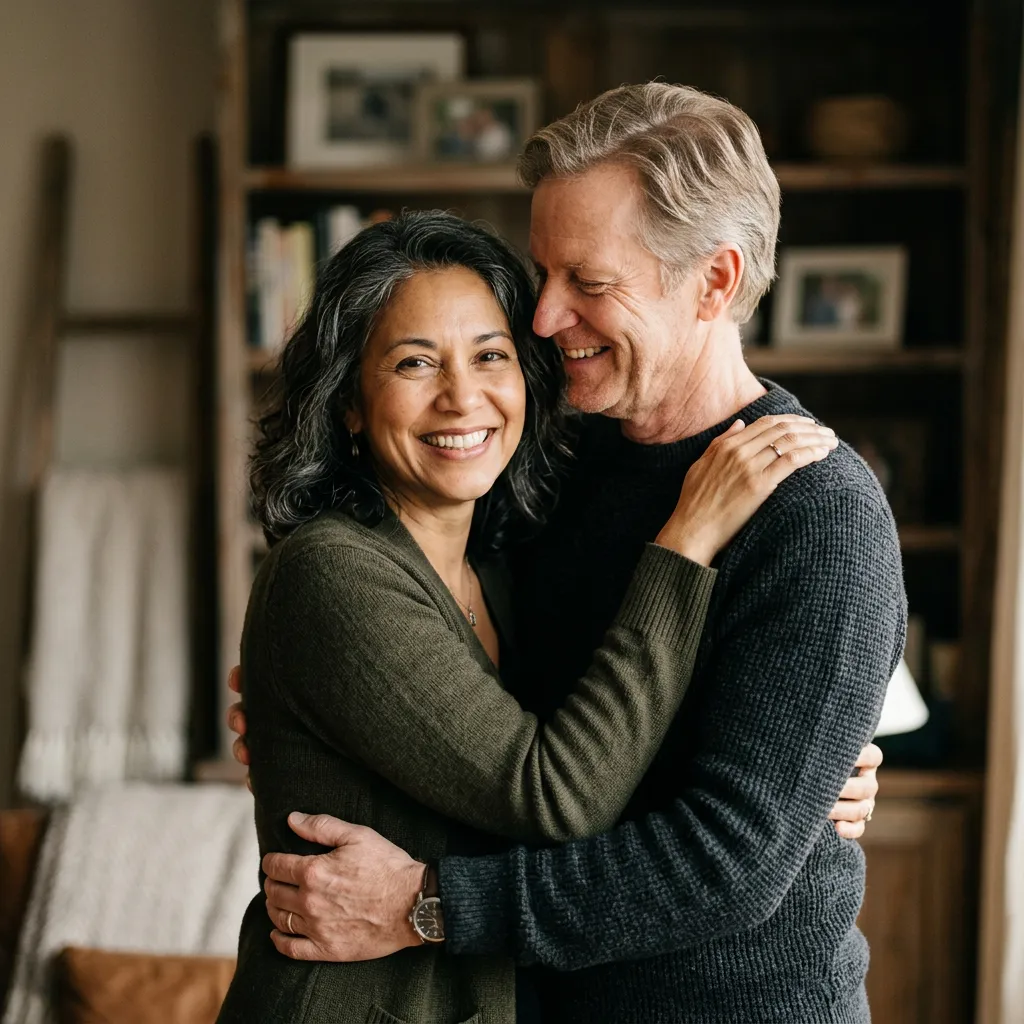 Portrait of homeowners Marcus and Sarah Sterling