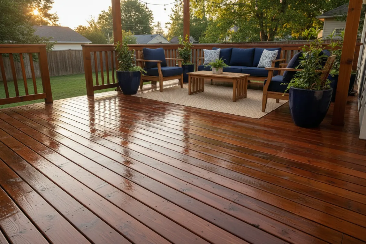 Deck Staining and Sealing
