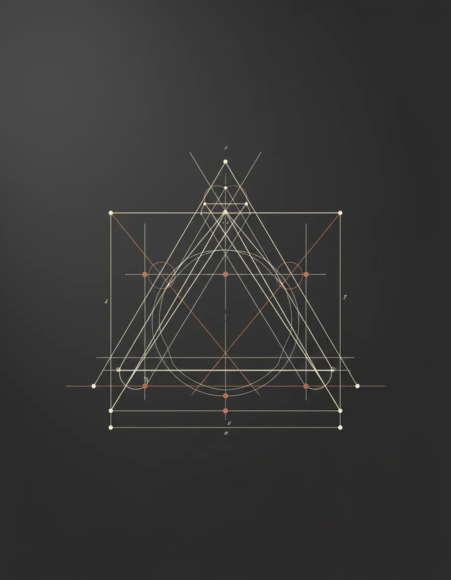 Divine Triangle geometric diagram