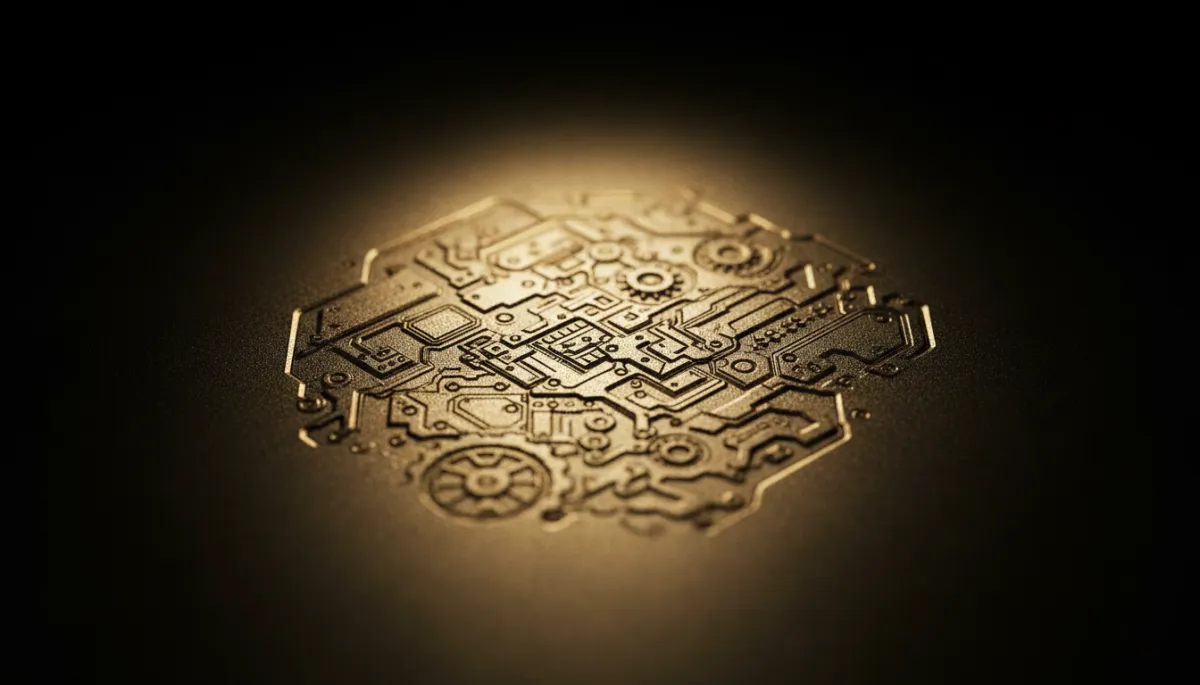 Macrofotografía de mancuernillas personalizadas con acabado espejo