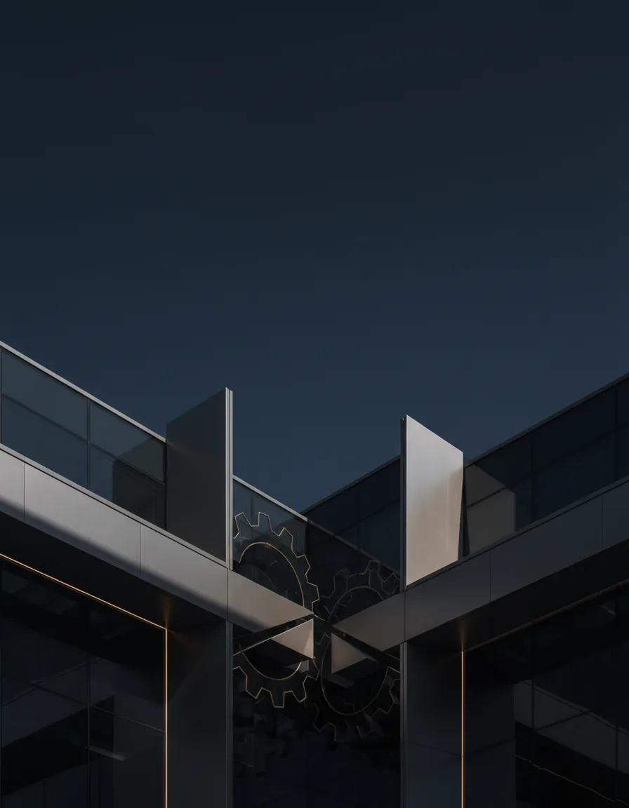 Abstract corporate architecture detail symbolizing Elite Management Partners