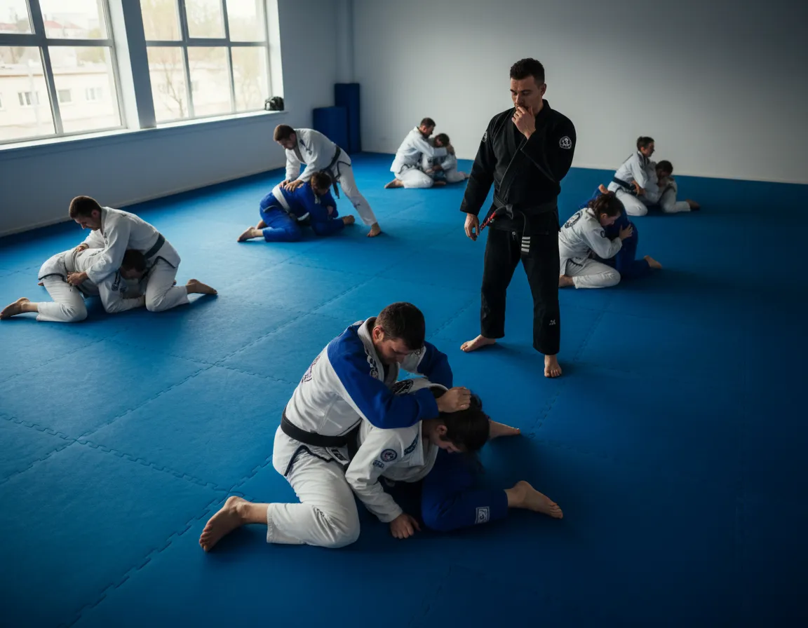 Brazilian Jiu Jitsu class at Marshall Arts Academy