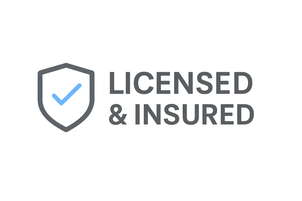 Licensed and insured badge
