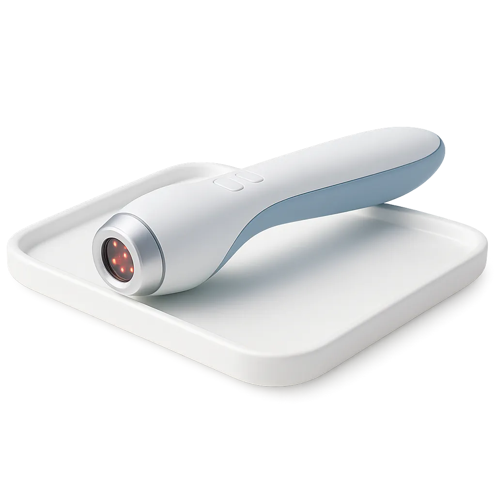 Clinical laser therapy device in a modern chiropractic office