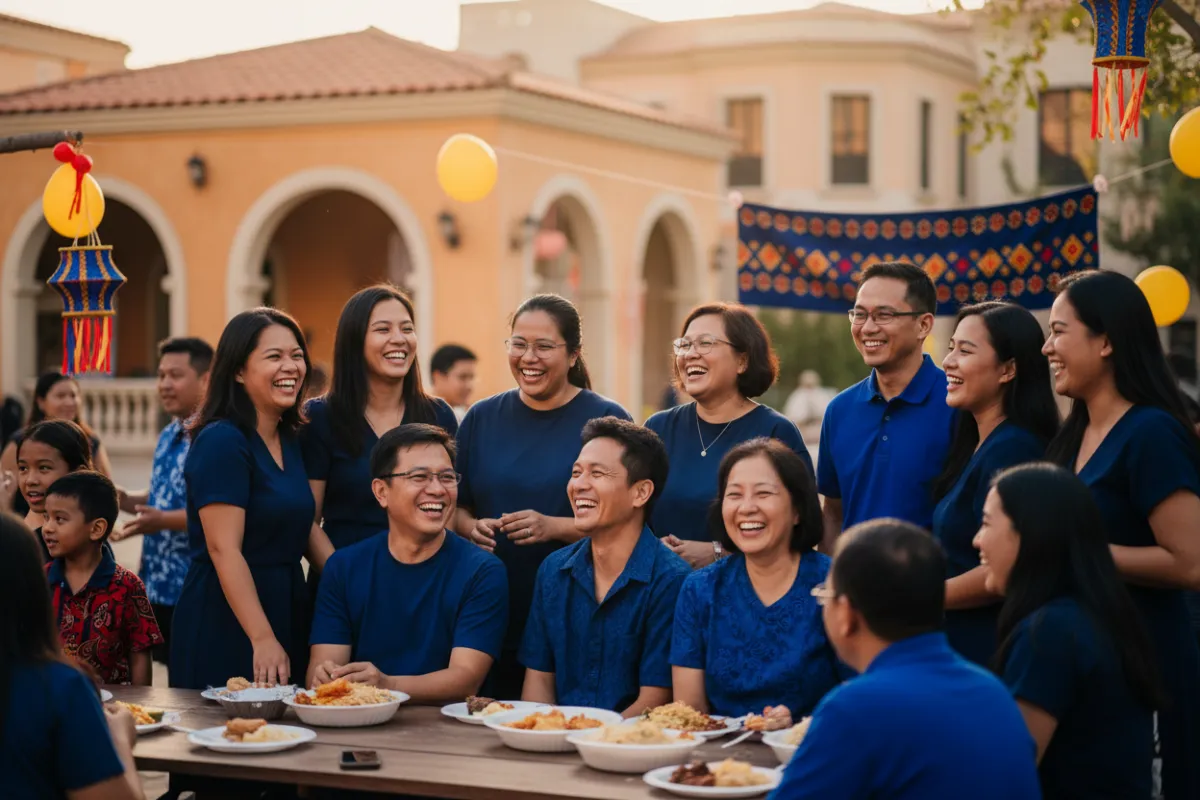 Filipino community gathering in Alexandria Egypt