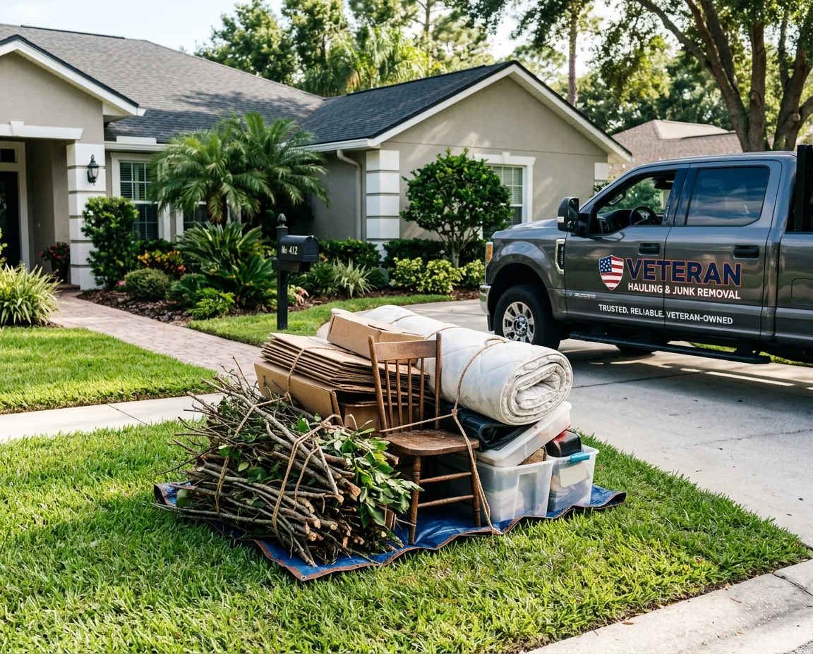 Clean, clutter-free residential property yard following full junk removal service