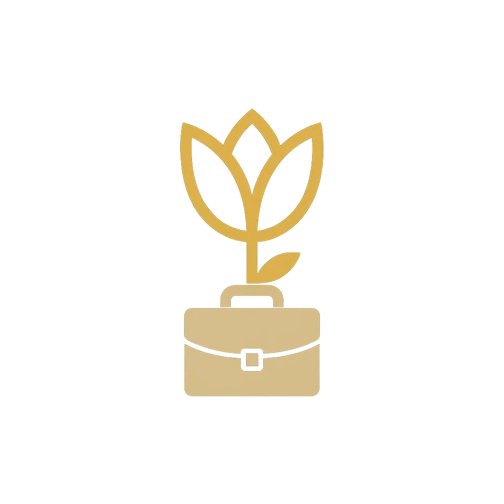 Blooming Business 50+ Logo