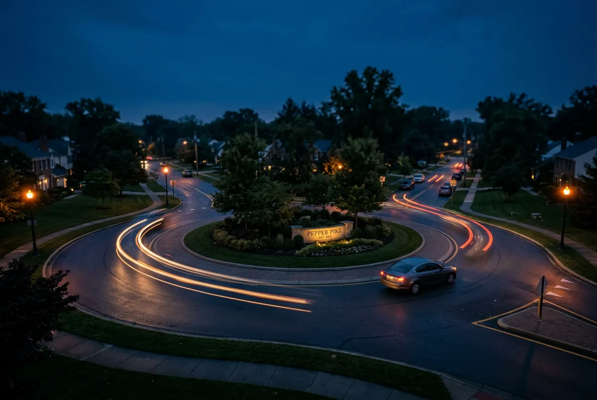 Pepper Pike Lander Circle Towing Landmark