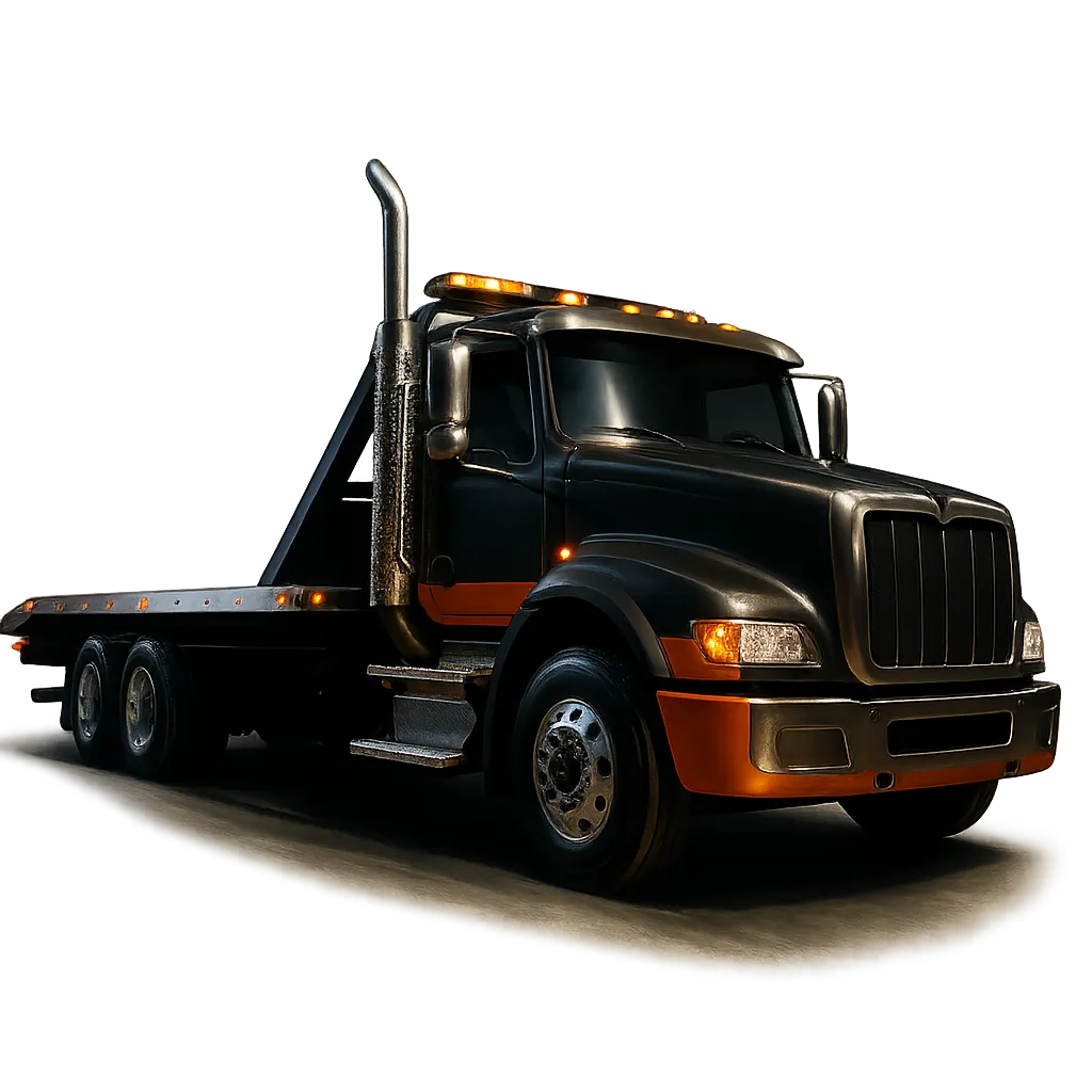 Heavy-duty industrial tow truck ready for rapid dispatch in University Heights OH