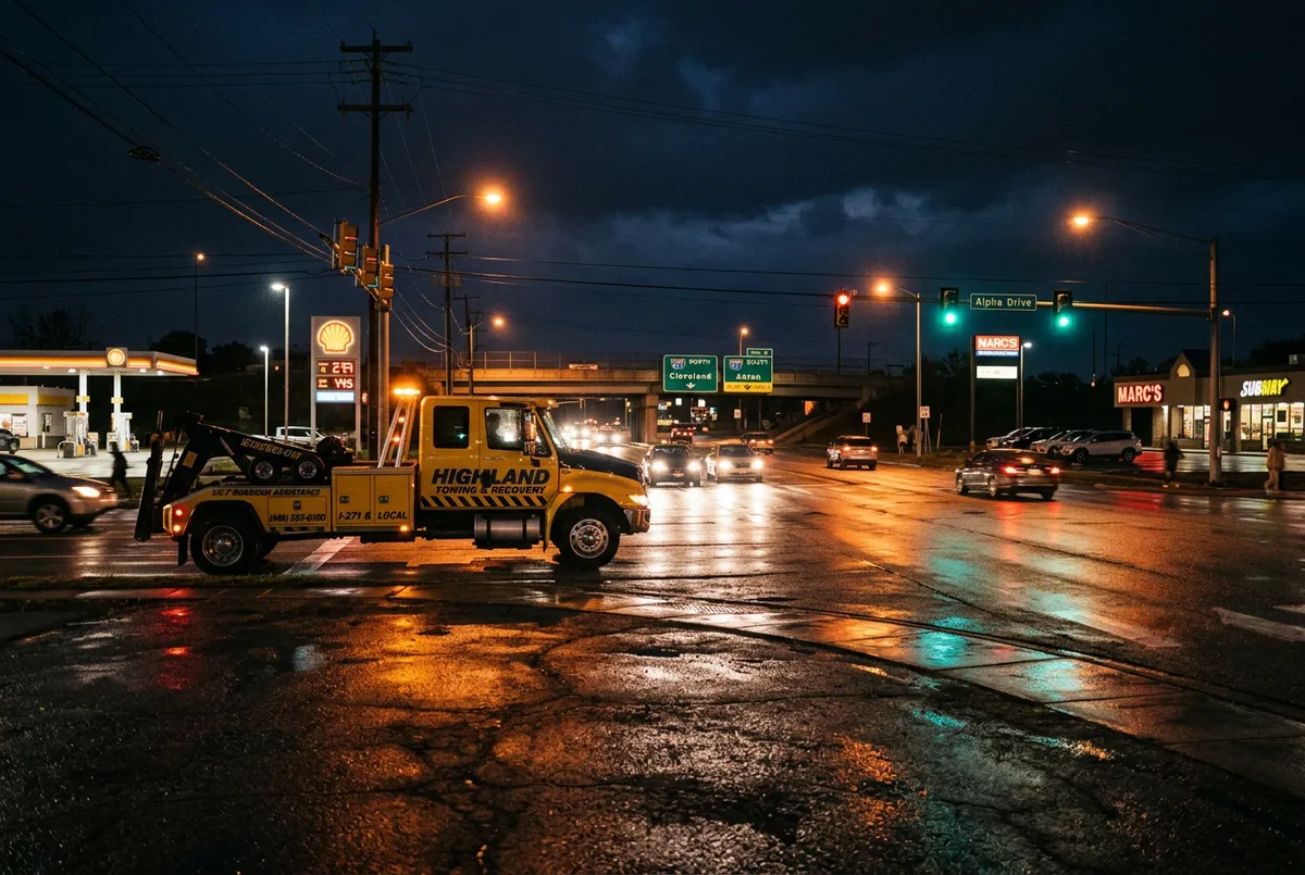 Highland Heights Wilson Mills Interstate 271 Towing Landmark