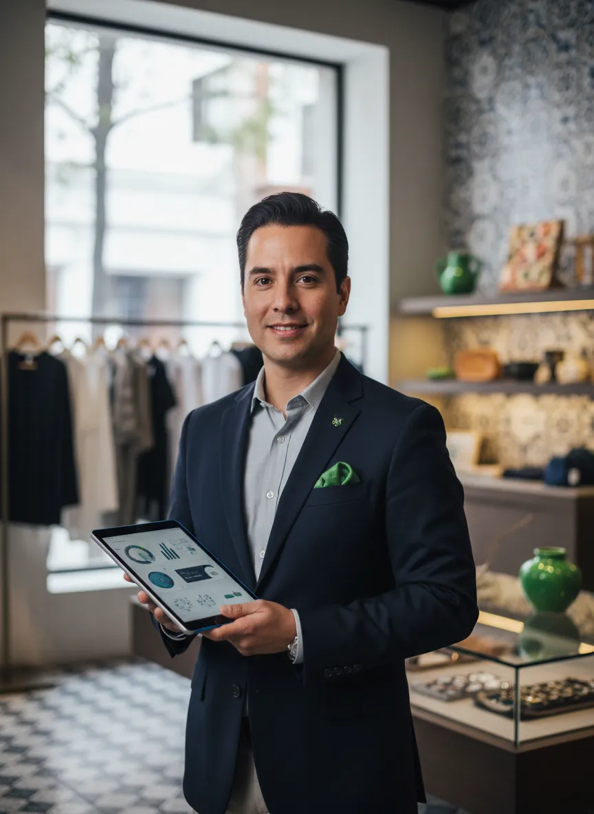 Operación moderna de retail conectada a ecommerce