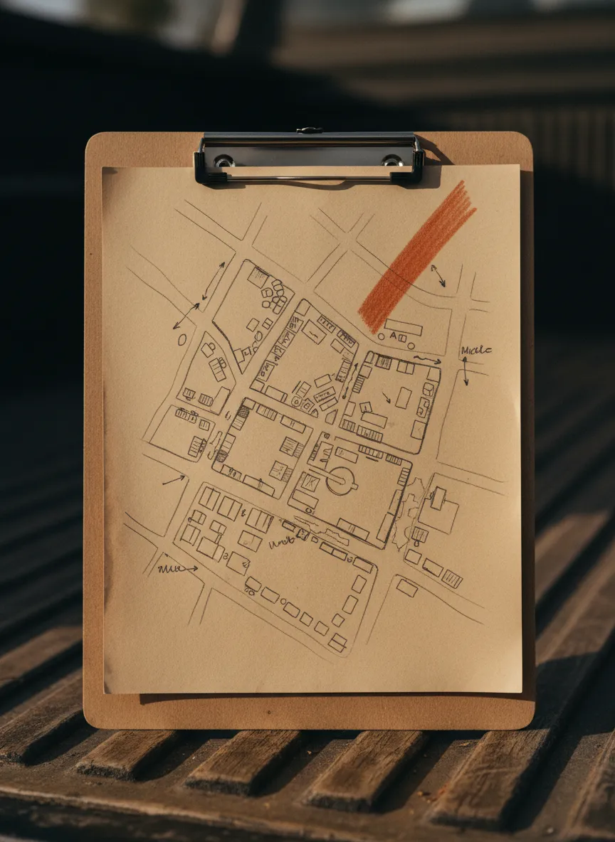 Market map sketch