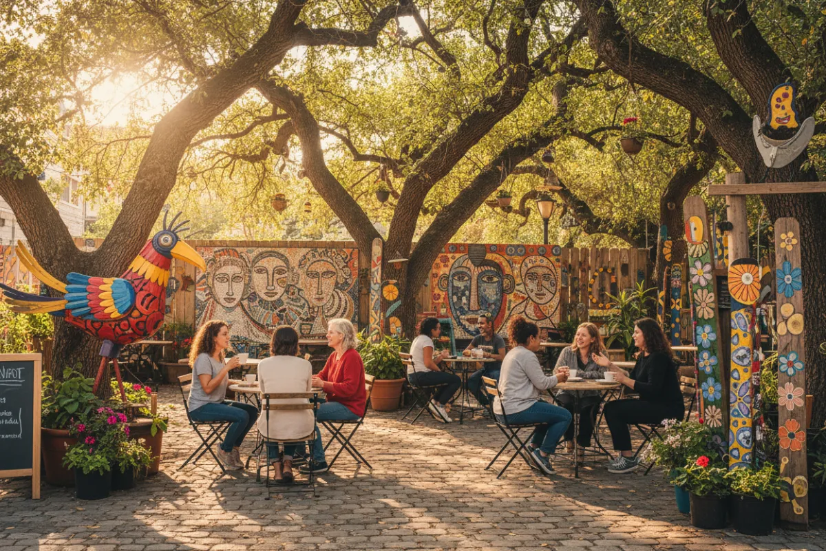 The Corner Café exterior seating