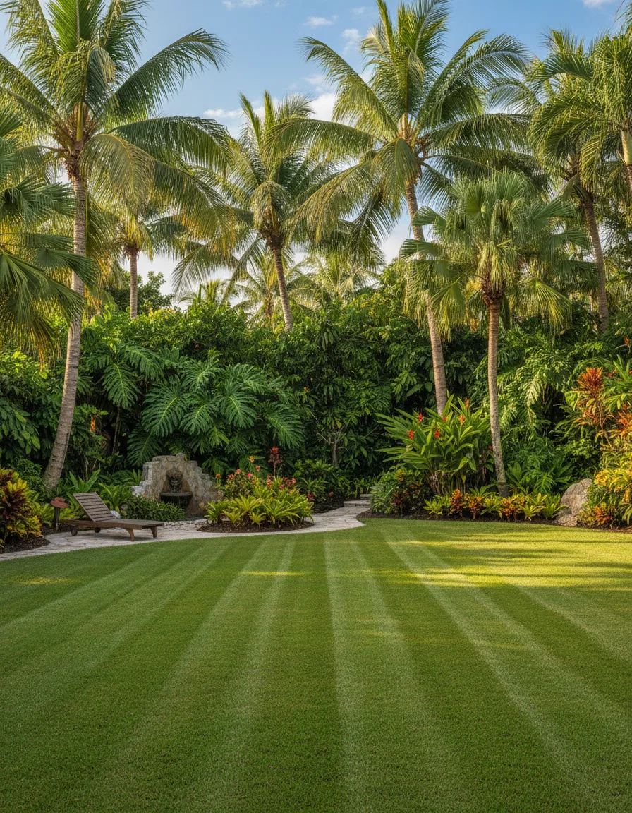 Palm tree against cloudy sky