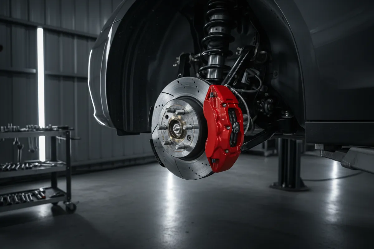 Brake and suspension service area