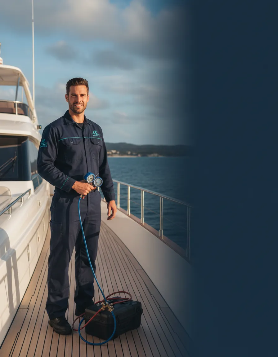 Marine AC Technician on Yacht