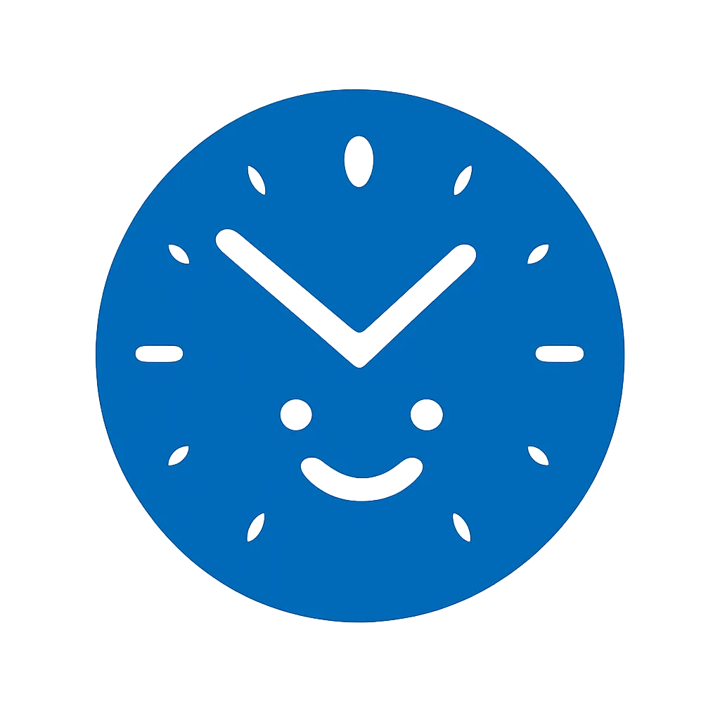 More Time For You icon (clock/relax).