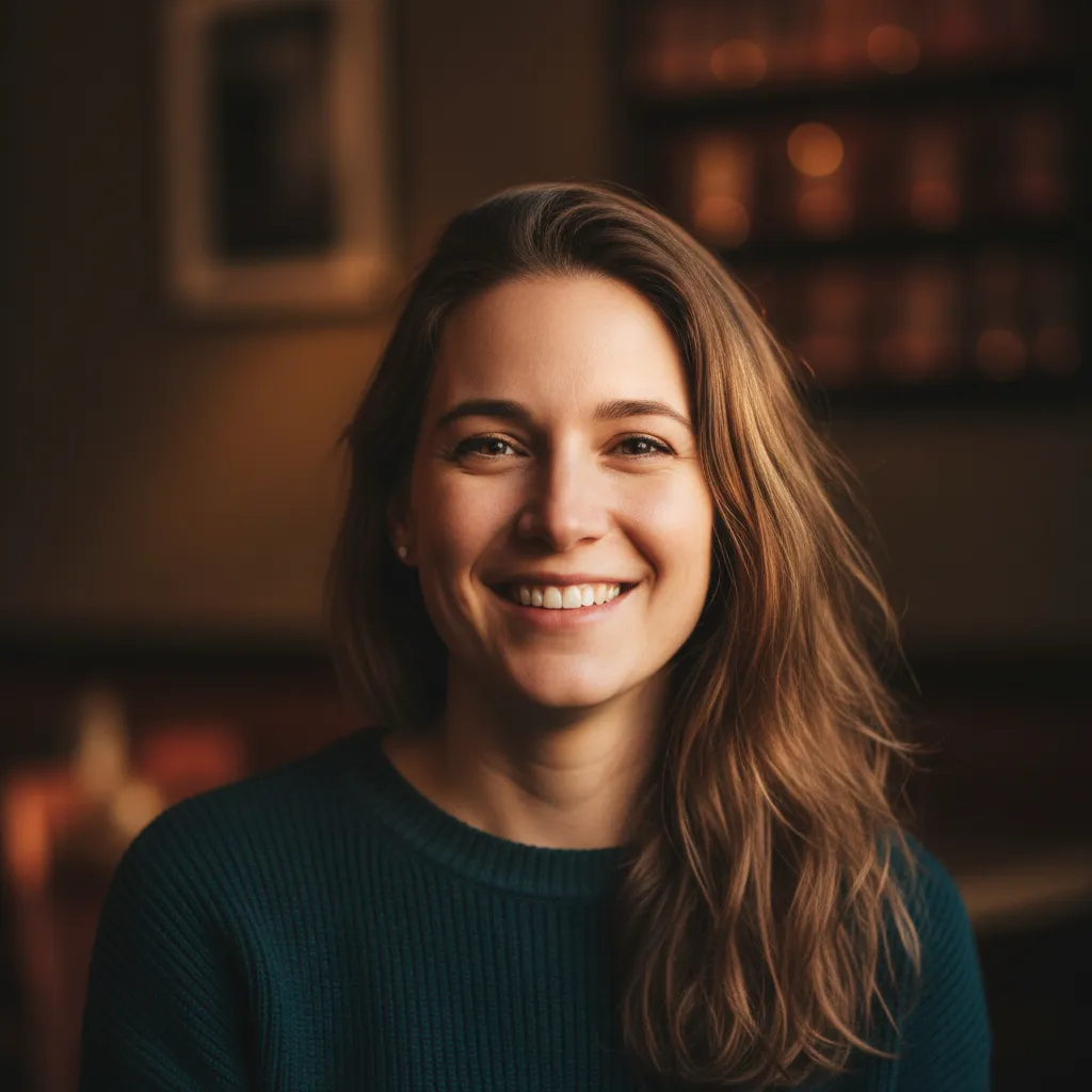 Portrait of Emily Carter, a satisfied Gyro King Springfield customer