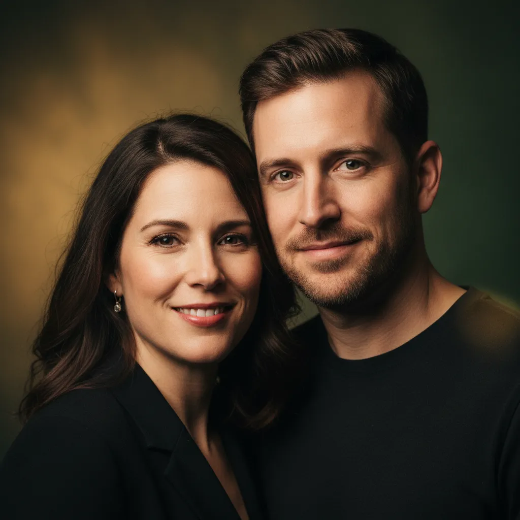 Customer portrait of Julian and Clara Hayes