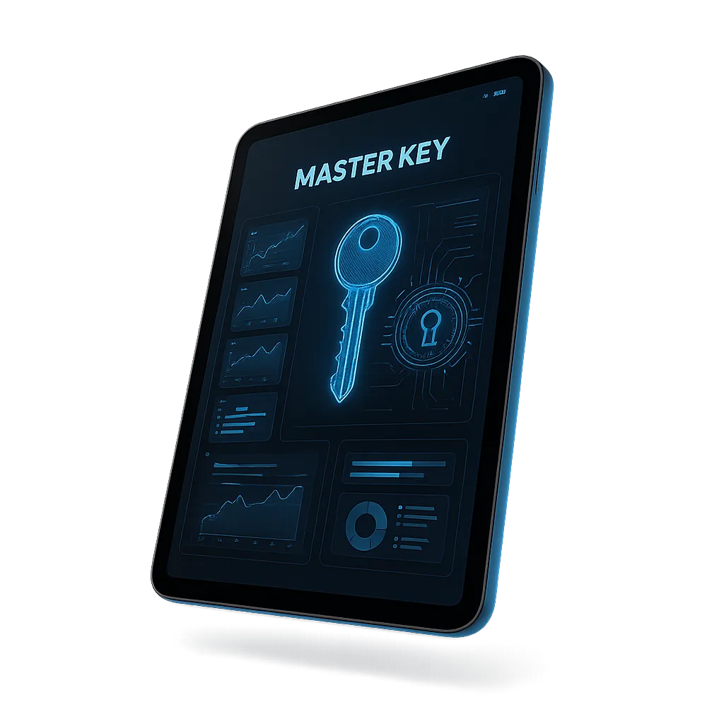Ahip Master Key Dashboard Interface