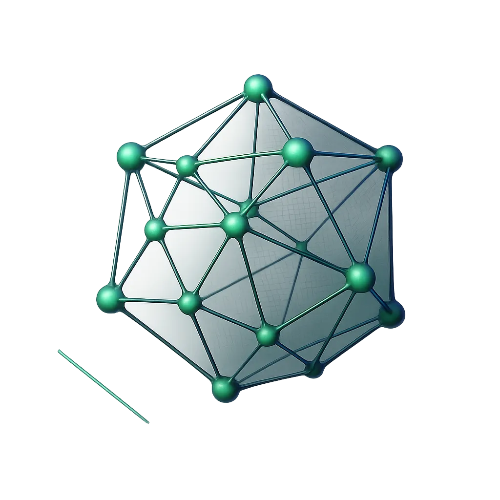 Abstract network and system momentum graphic