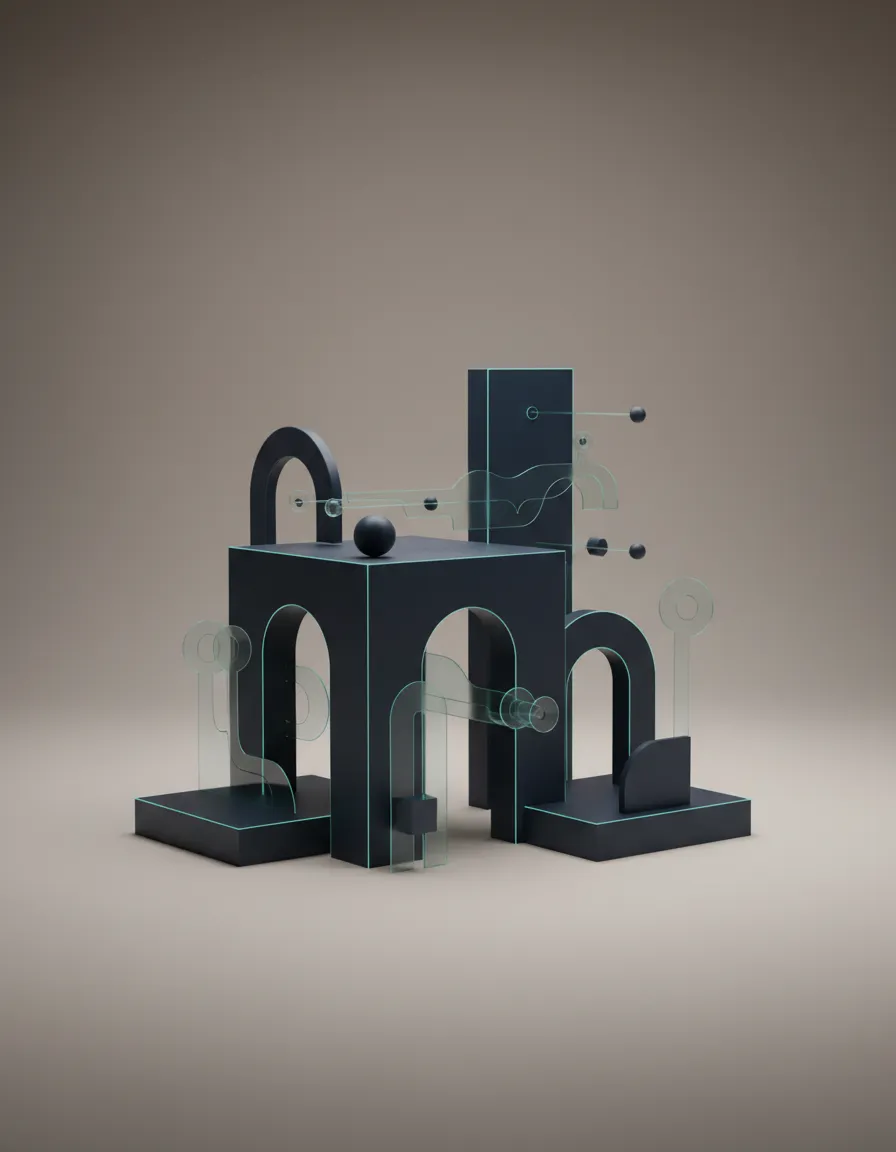 Abstract structural representation of data privacy and security