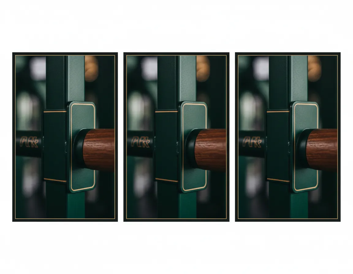Architectonische gym details in een luxueuze omgeving
