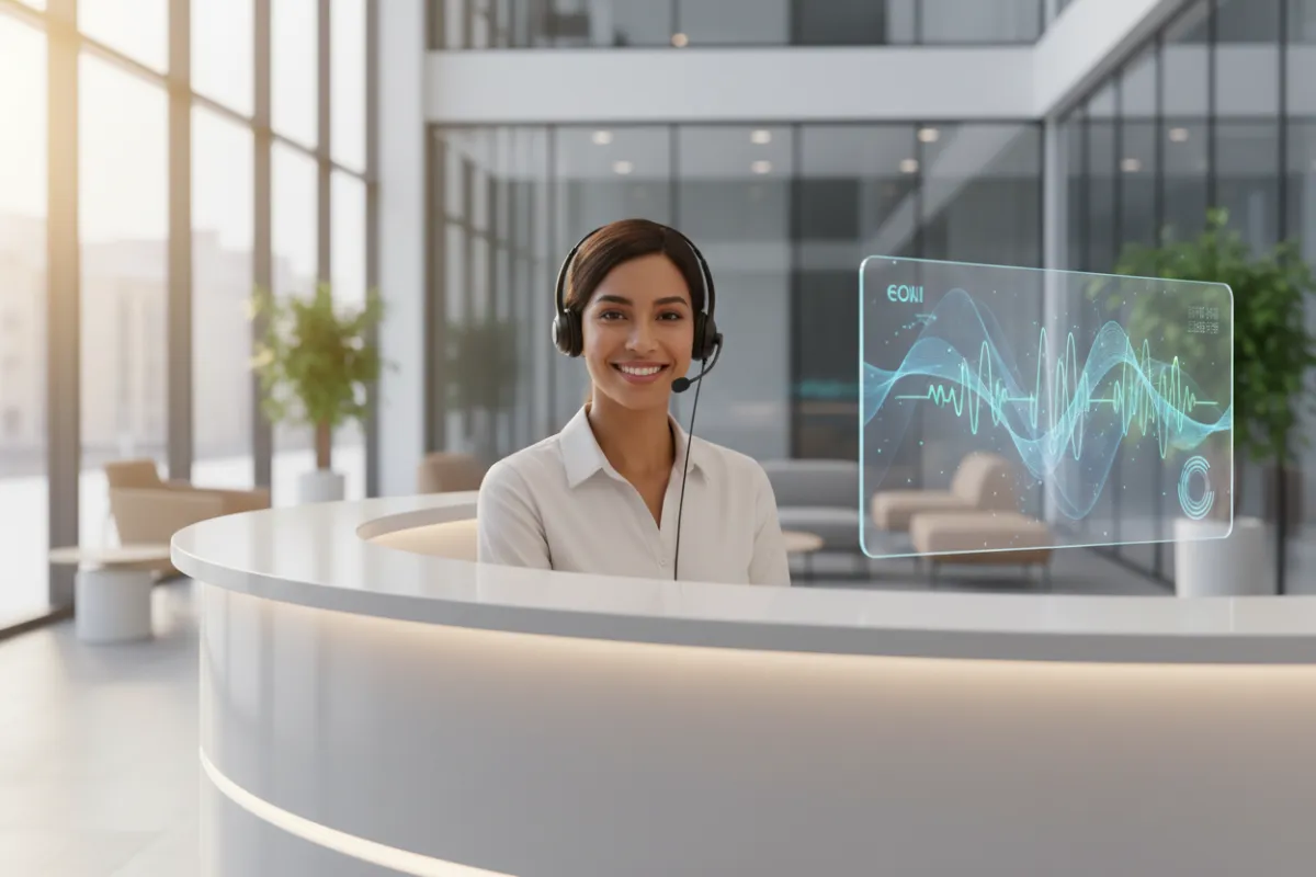 AI voice agent receptionist