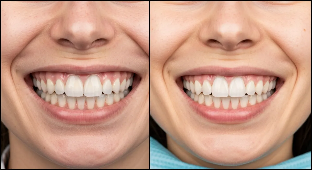 Before and after Invisalign treatment results
