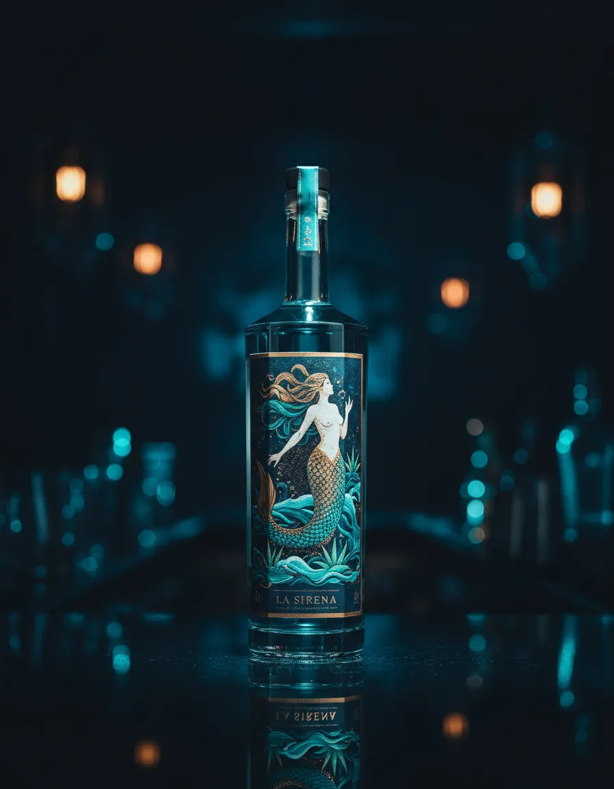 La Sirena Tequila bottle hero shot
