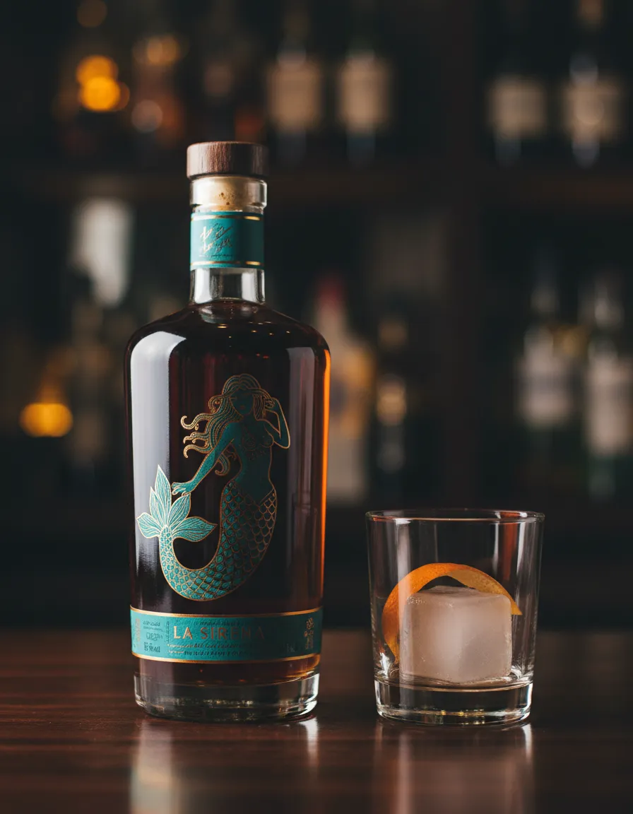 La Sirena Añejo Tequila bottle