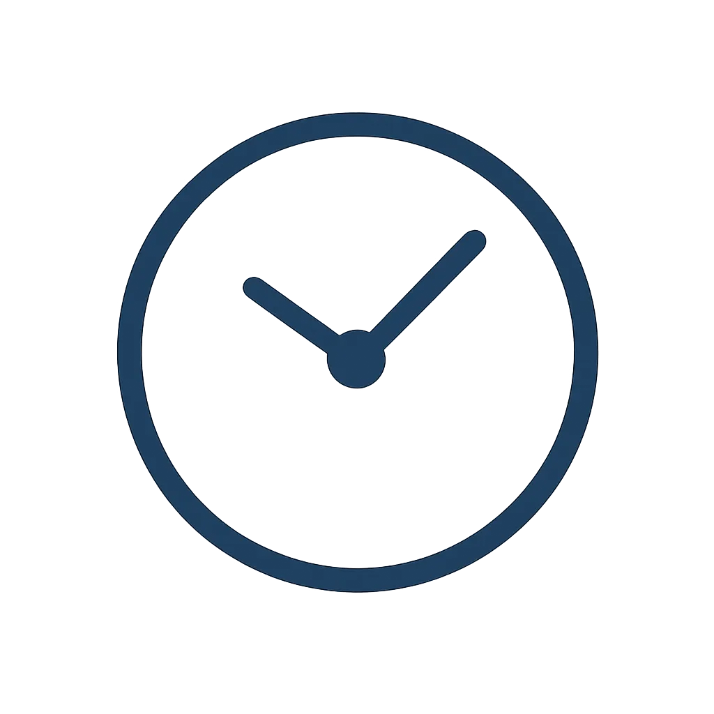 Clock icon representing Register Online