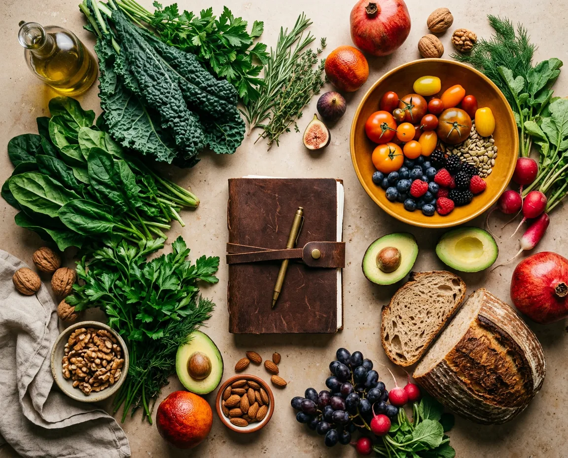 Mindful nutrition lifestyle habits and whole food preparation honoring circadian rhythm