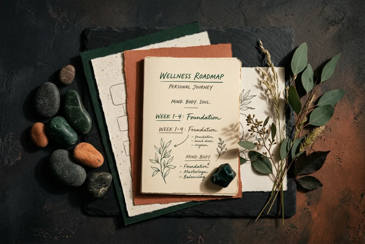 Bespoke wellness roadmap and botanical skincare curation